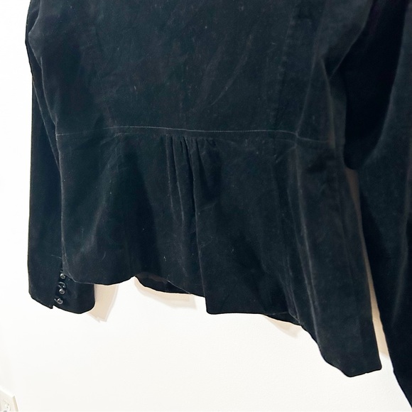 Mossimo Supply Co. Stretch Velvet/Velveteen Fully Lined Button Front Blazer 🖤 - Picture 11 of 14